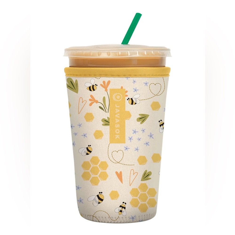 NEW Honeycomb Buzz Bee Java Sok ~ In Size Medium 💛